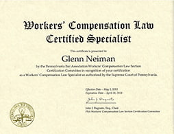 Glenn's Certificate